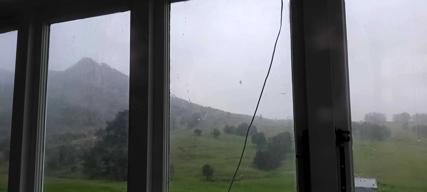 Viel Regen und Sturm