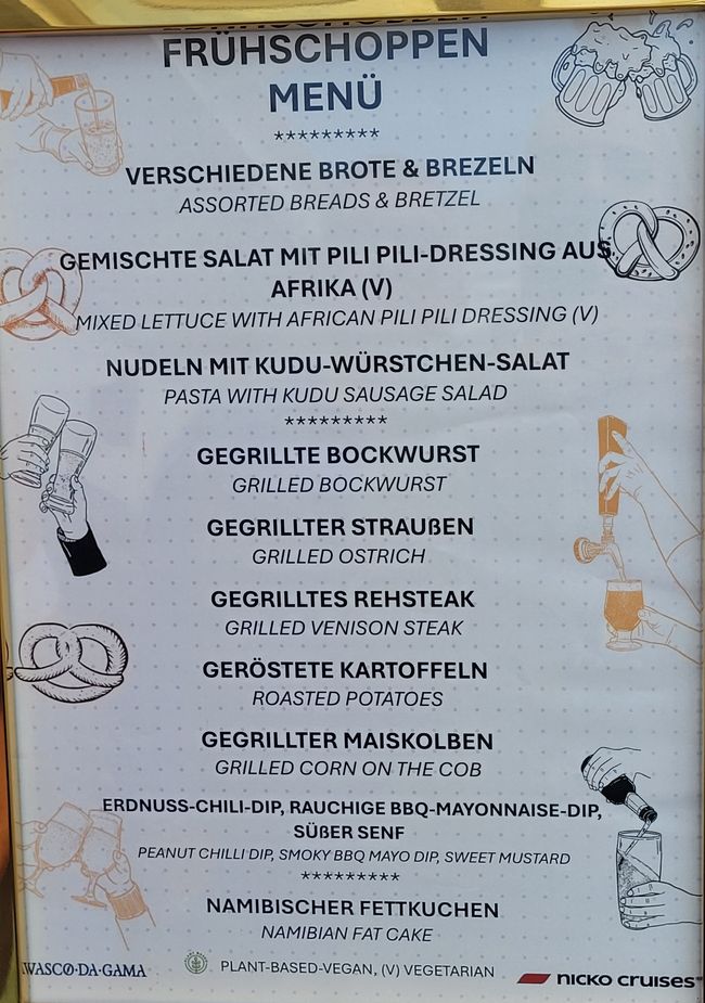 Tag 141/142 und 143 bis 145 von 175: Kreuzfahrt rund um die Welt - Port Elizabeth/Südafrika und drei Seetage