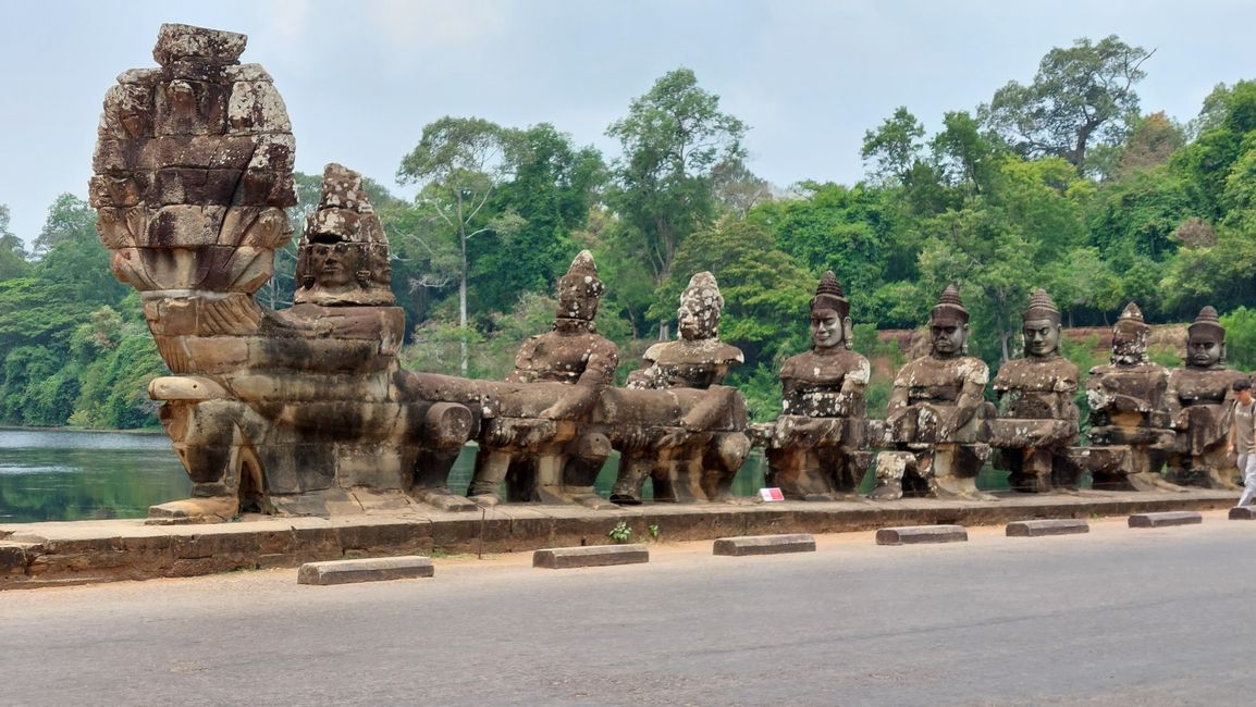 Pont vers Angkor Thom