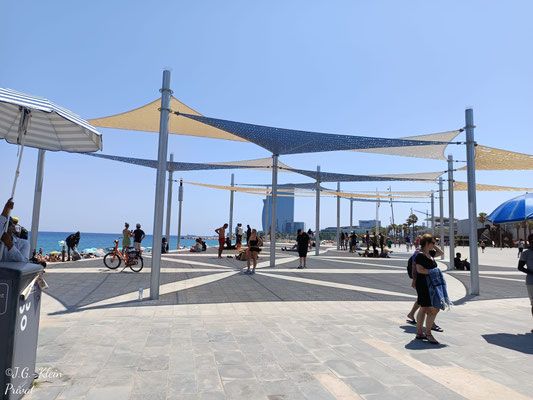 Barcelona Stadt und Strand