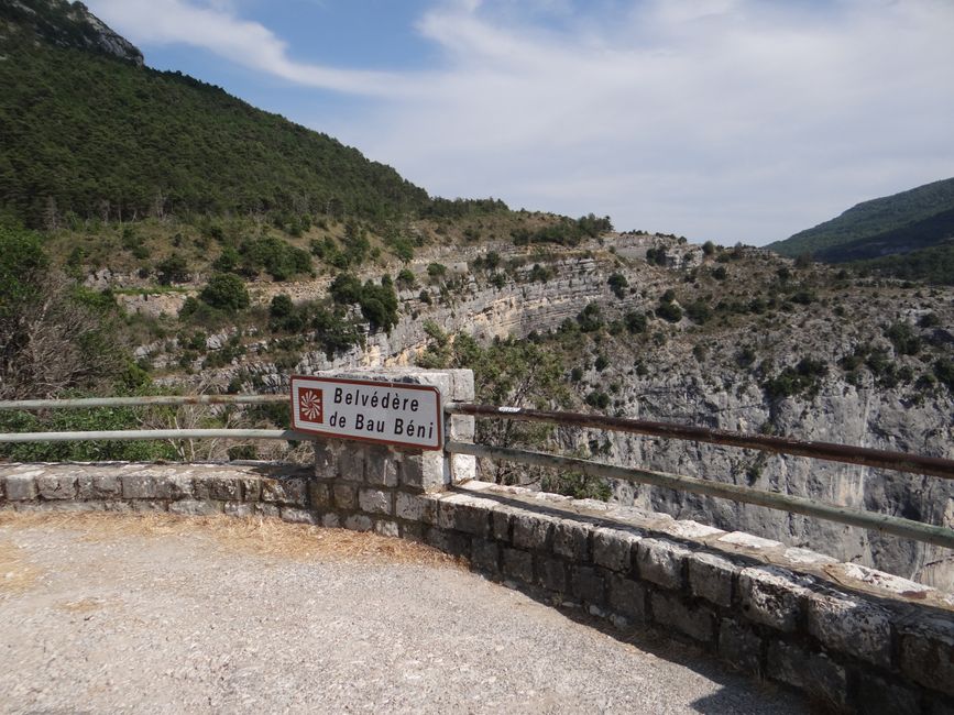 Etappe 4: Menton - Gorge du Verdon- Saint Julien-du-Verdon 