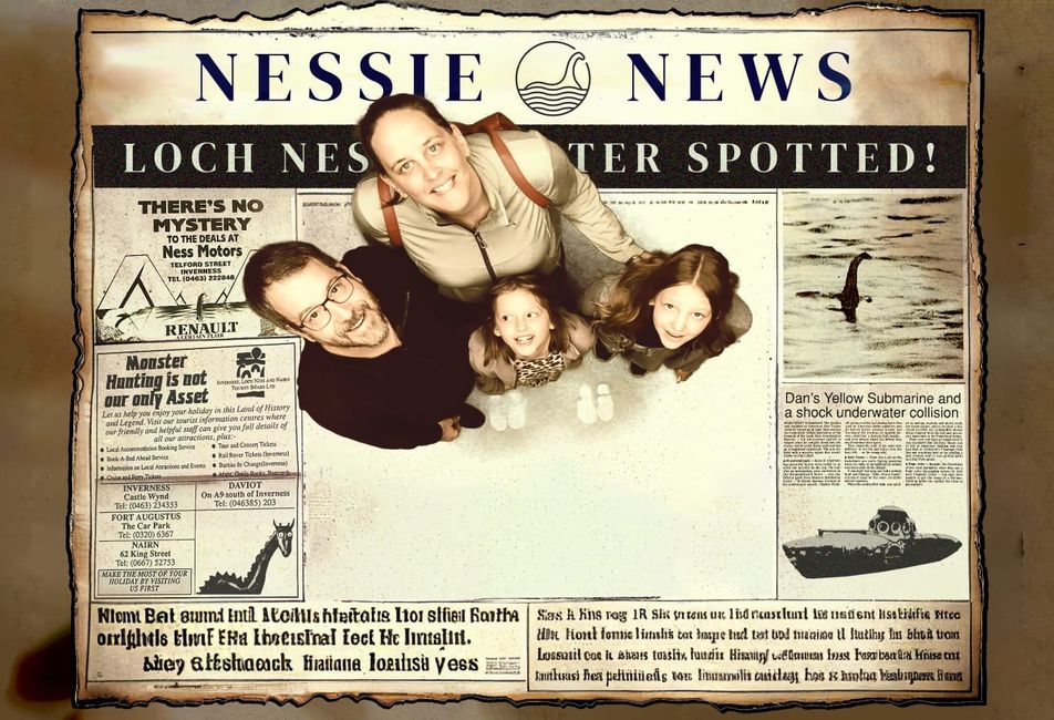 In der Zeitung!
