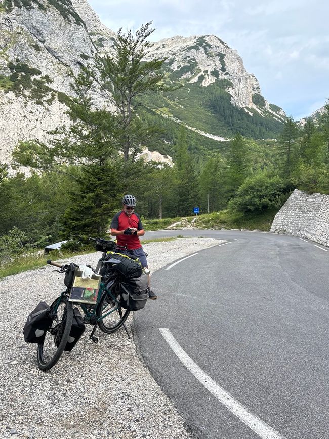 Gli scalatori di vette - siamo sul Passo Vrsic