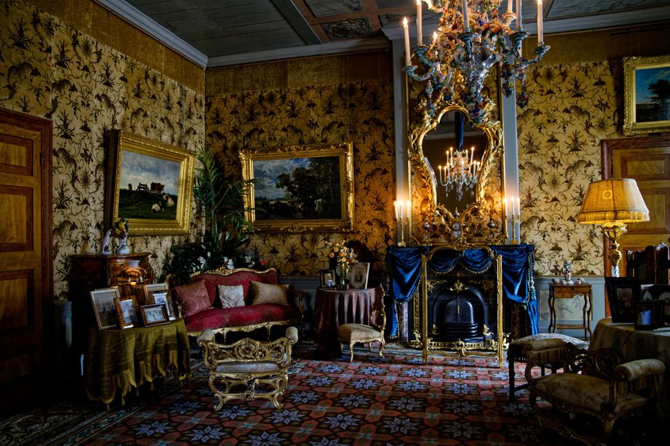 Barockschloss mit Prachtsgarten