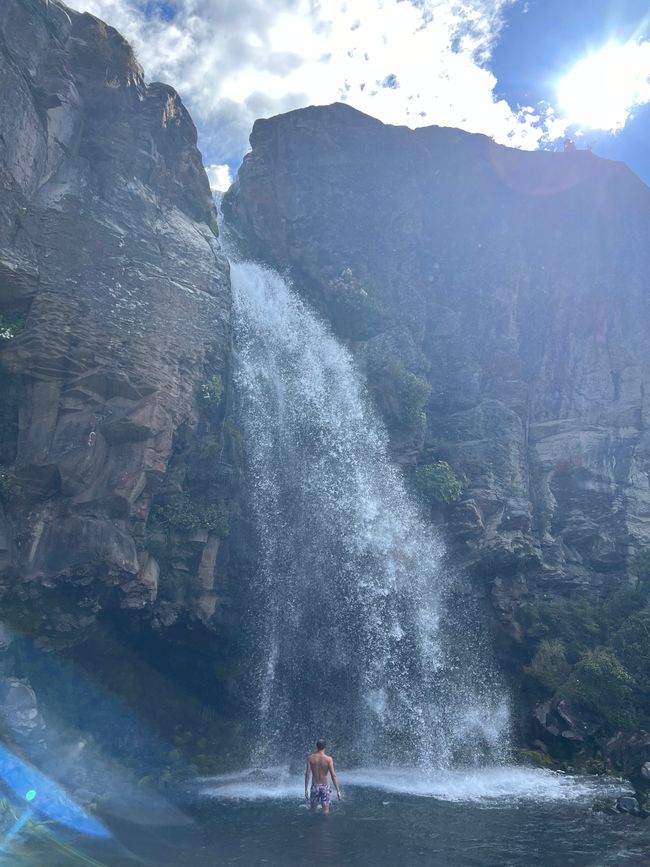 Taranaki Falls baden 