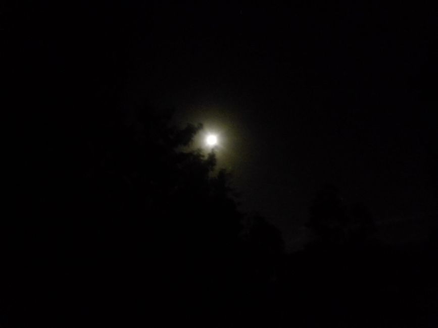 La lune est mon éclairage