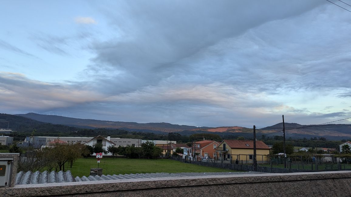 Thirteenth stage on the Camino Portugues from Padron to Santiago de Compostela