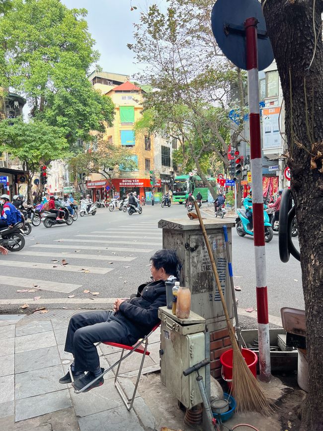 Hanoi, auch hier wird aufgepasst 