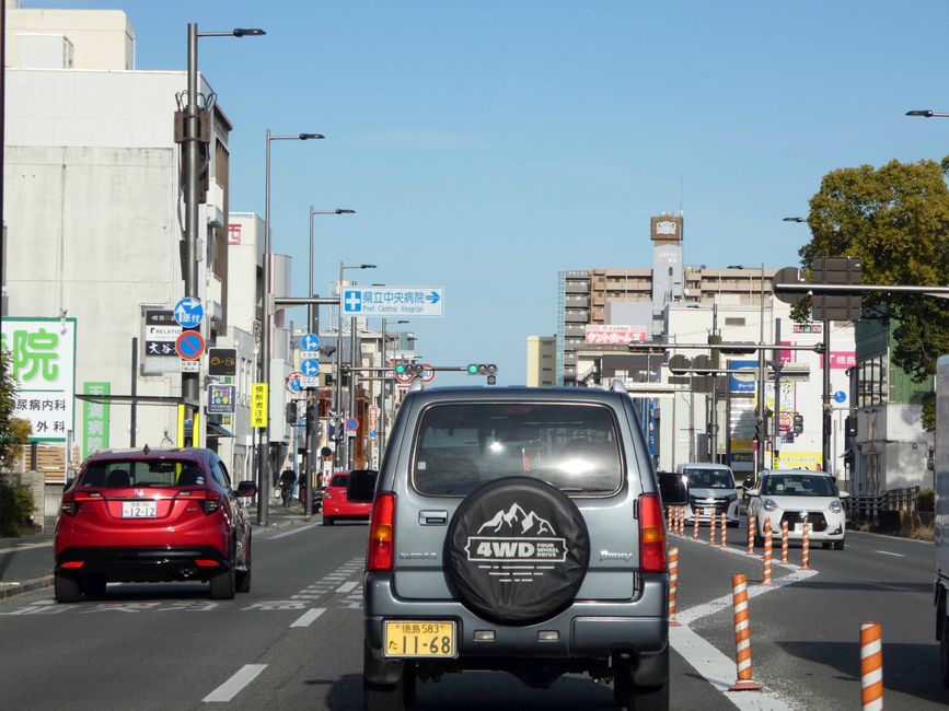 Texifahrt zurück ins Stadtzentrum