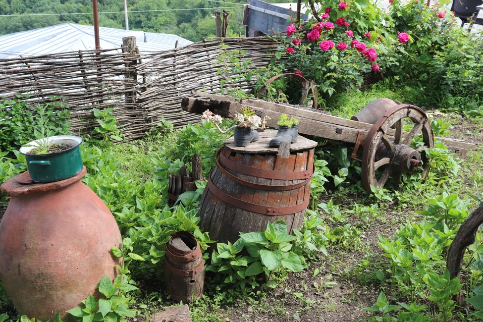 Garden idyll - or old junk