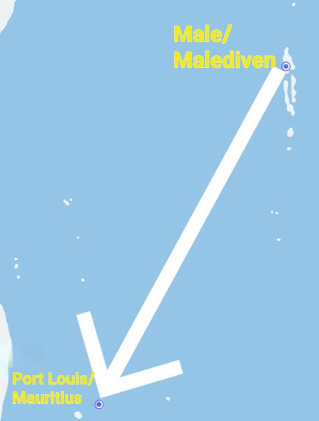 Día 127 y 128 hasta 131 de 175: Crucero alrededor del mundo - Malé/Maldivas y cuatro días en el mar
