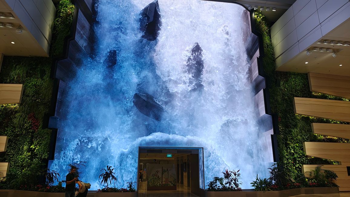 Waterfalls at the Airport