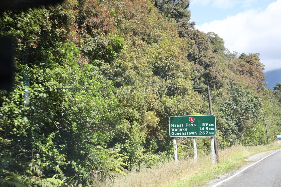 West Coast bis Jackson Bay