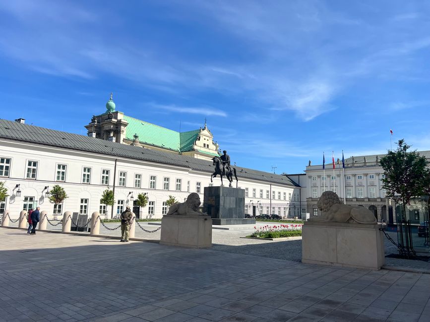 Spaziergang durch Warschau