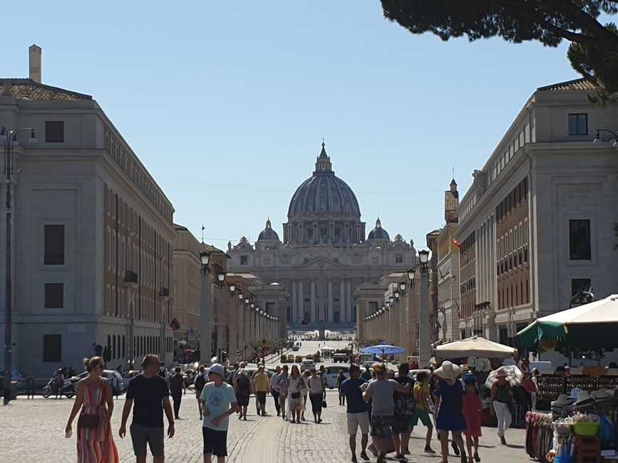 View towards the Vatican