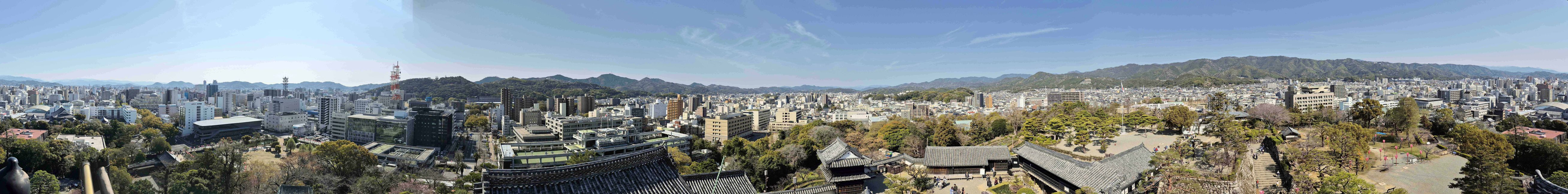 Kōchi Castle Aussicht