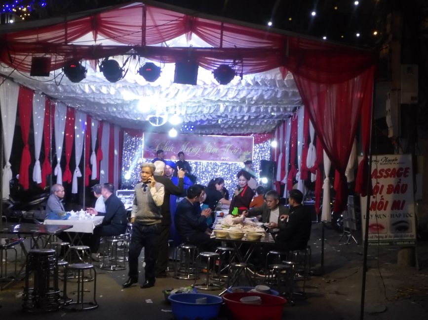 La scène derrière mon hôtel