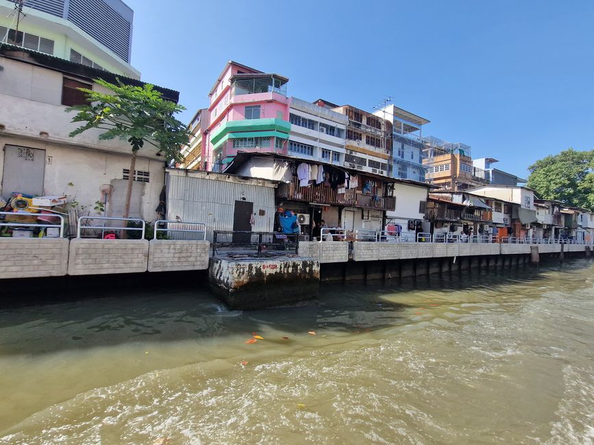 Bootfahren auf dem Khlong, das geht immer.