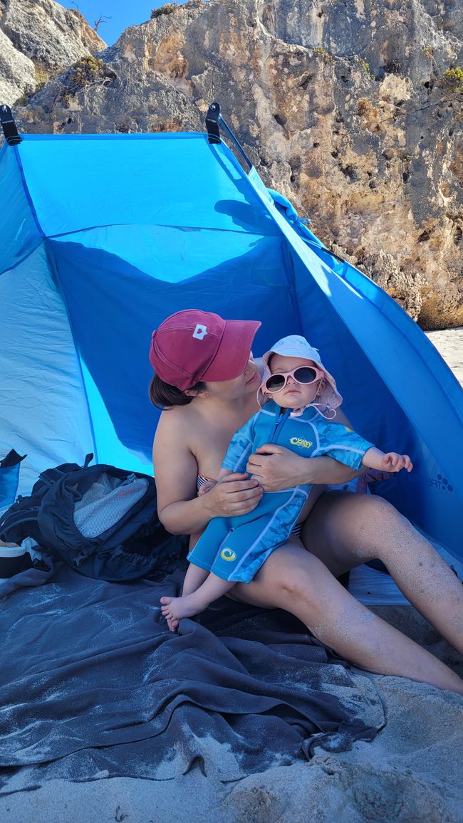 Kangaroo Island with Baby M.
