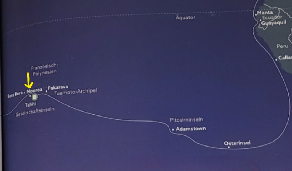 Día 67 de 175: Crucero alrededor del mundo - Moorea / Polinesia Francesa