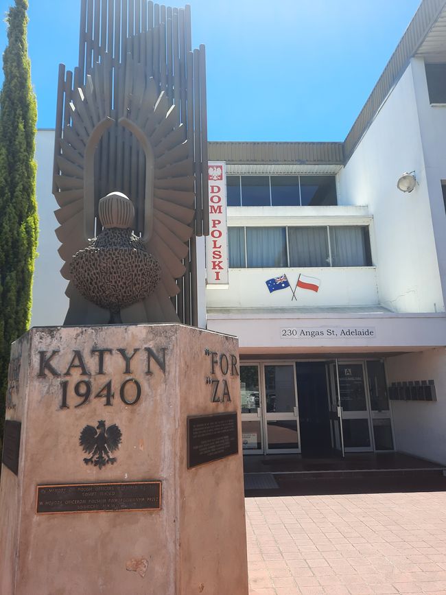 Katyń Denkmal in Adelaide, Australien