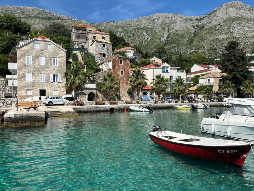 我们又在路上了；从Mlini到Mljet
