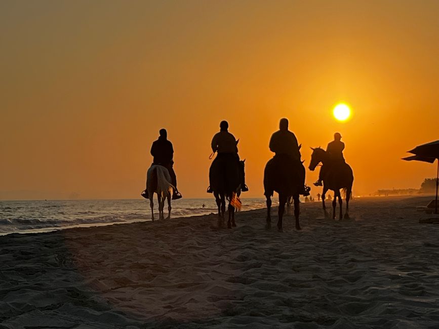 Reiter am Strand