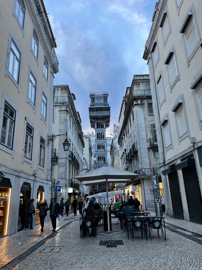 Eisenaufzug Elevador de Santa Justa