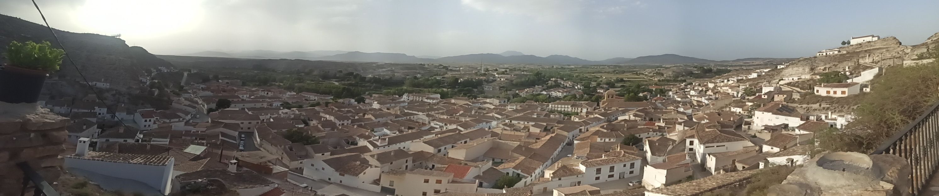 Panoramablick auf Galera (Granada) (Sommer 2023)