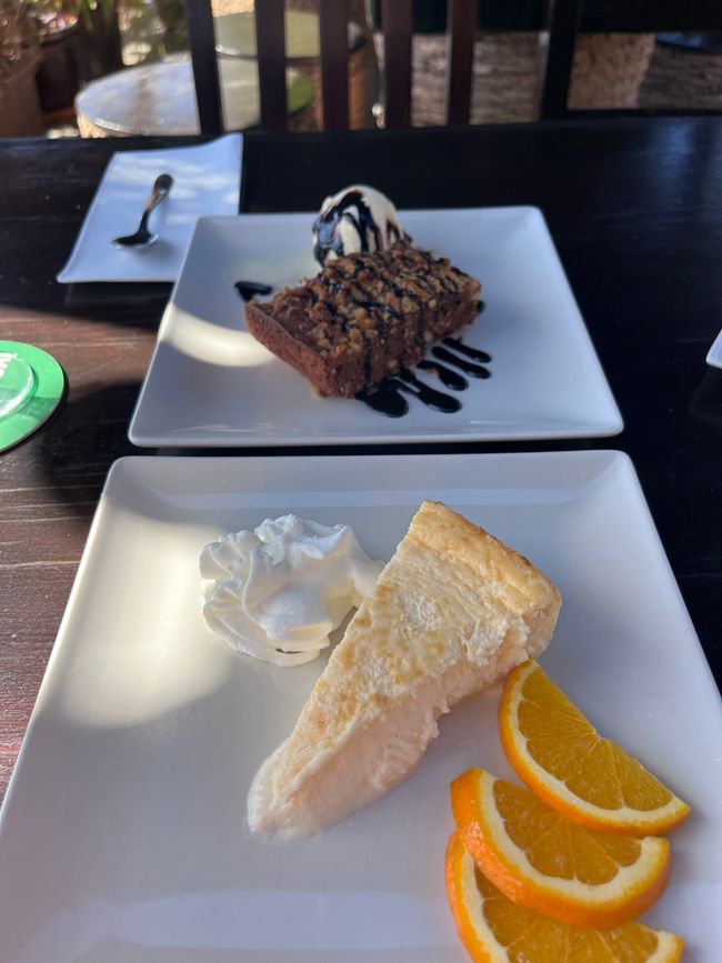 In the Casa Naturaleza there's super delicious cheesecake - unfortunately the portion was small