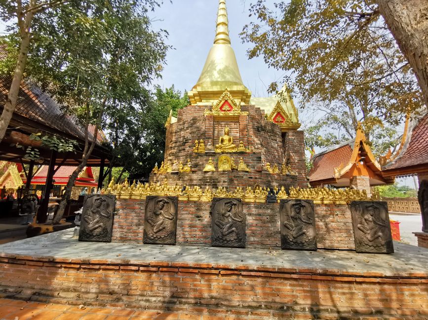 Un'altra escursione in bicicletta attraverso Ayutthaya e arrivo a Kanchanaburi