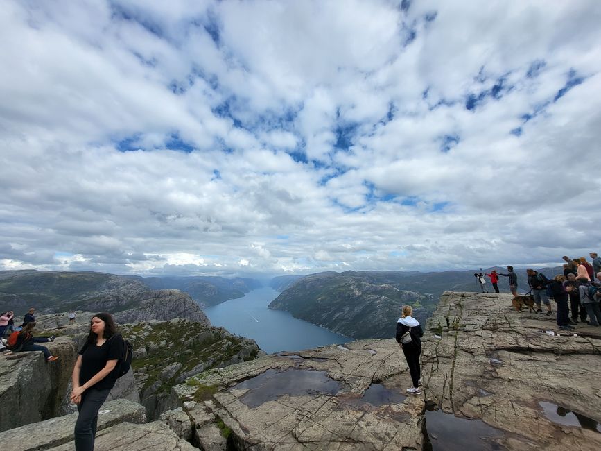 Days 5 and 6 - via Stavanger to the Preikestolen Campsite