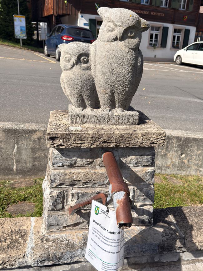 Auch die Eulen rücken kein Wasser raus!