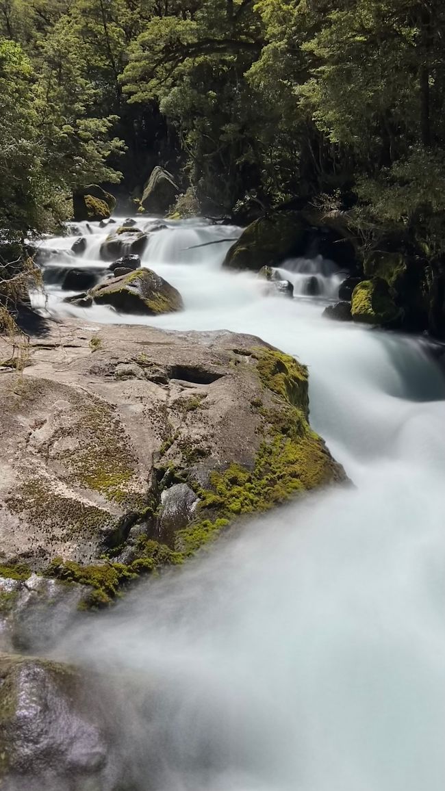 Auf dem Weg zum Lake Marian