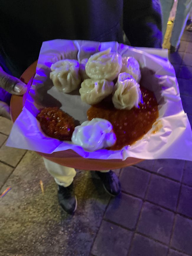 Momos (Tibetisches Essen wie Dumplings)