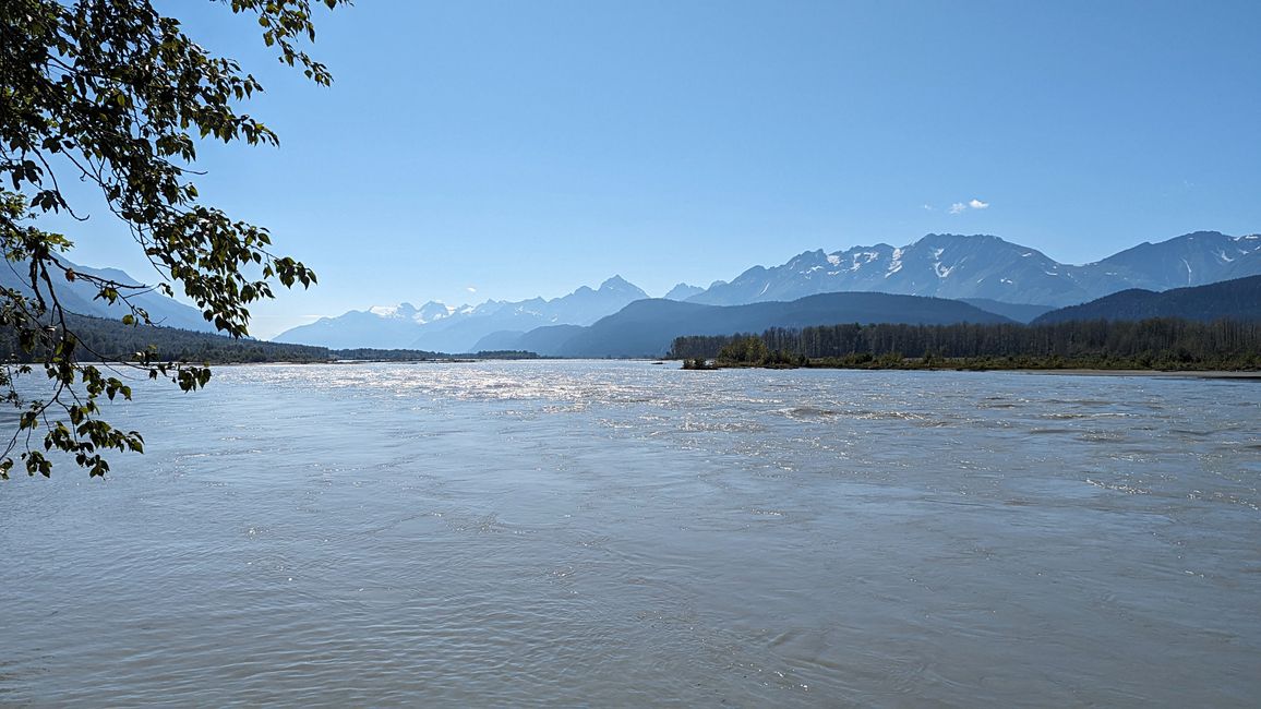 Tag 27: Bärenshow & fantastische Bergwelten - zurück nach Yukon/Kanada