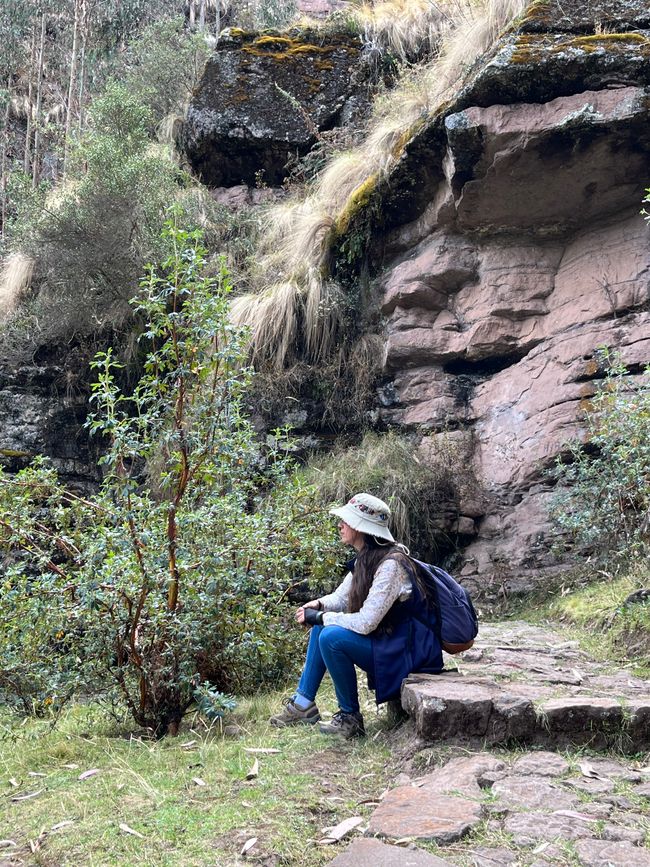 Day 17 
Mysterious hiking trail with "waterfall" somewhere in the Andes near Cusco