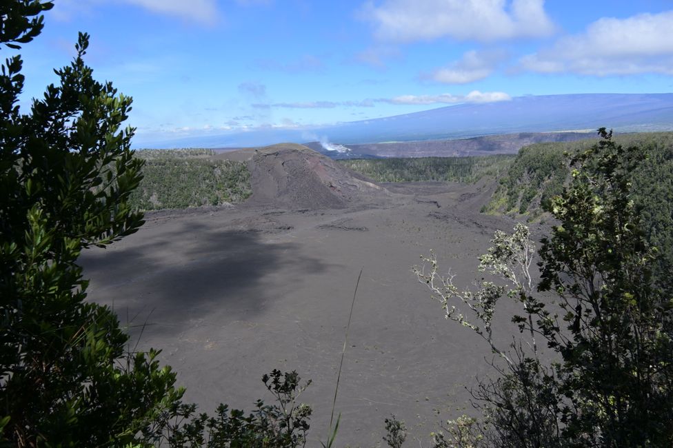 Attente de l'éruption - Cratère de Kilauea Iki