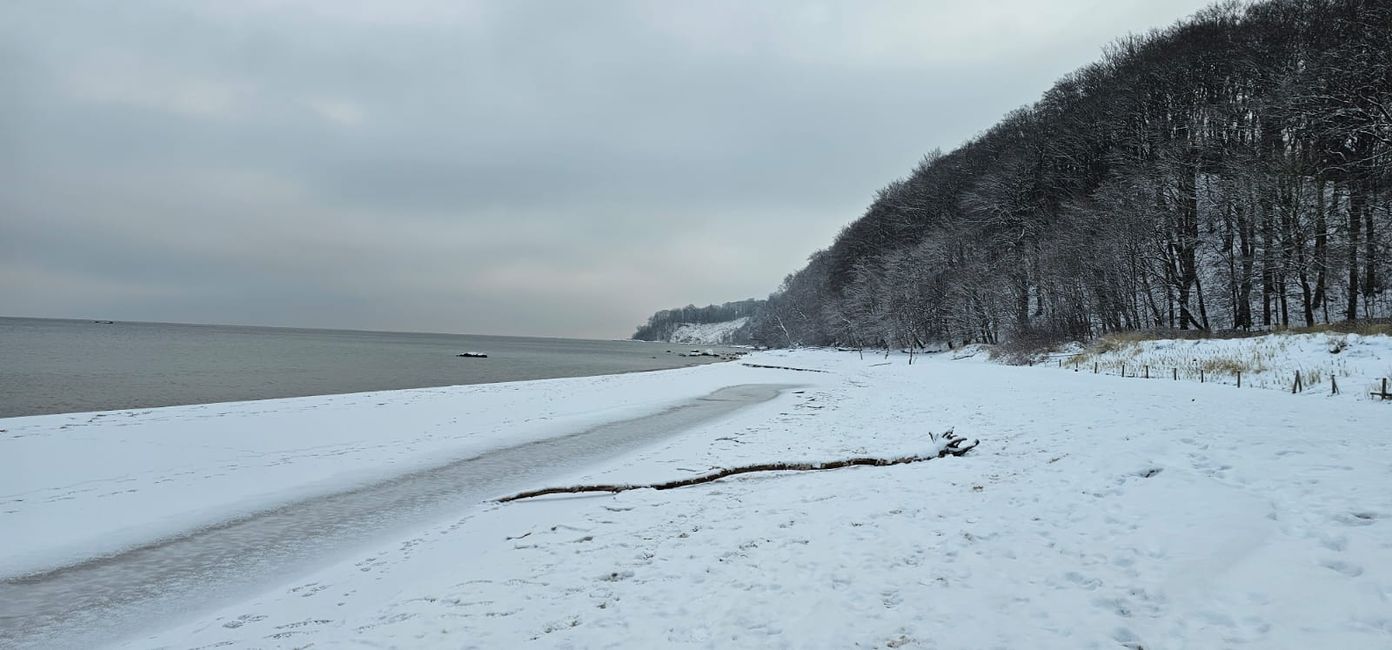 Göhren auf Rügen - heute ist es nicht so lausig kalt am Strand 😅😊