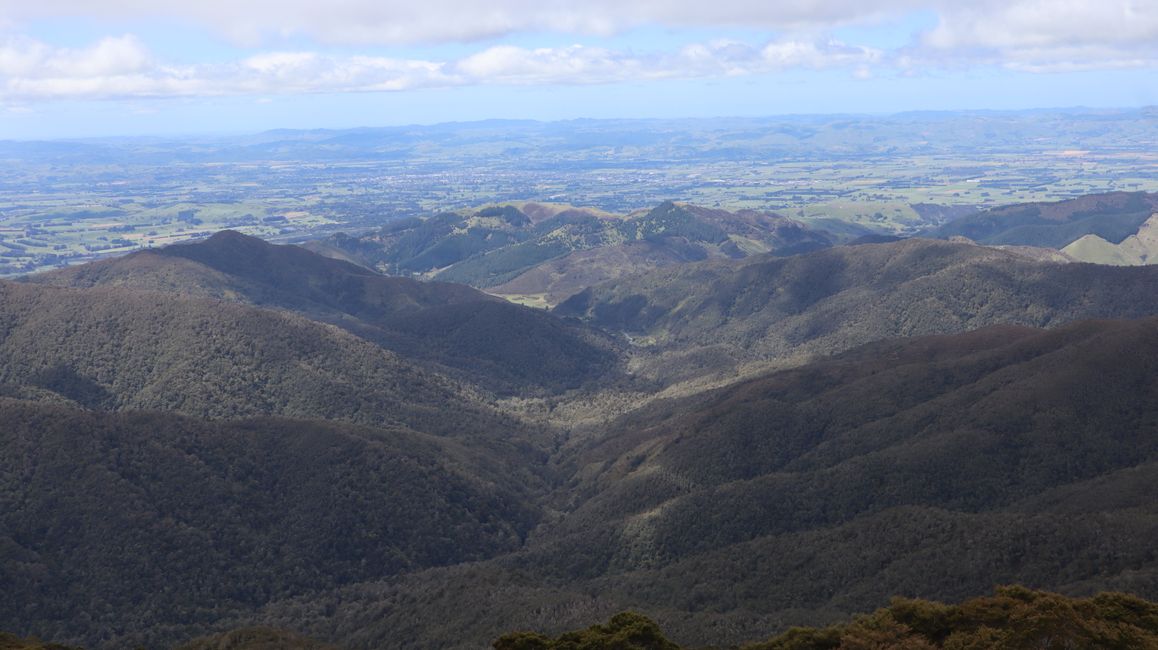 Blick von der Powell Hut ins Tal