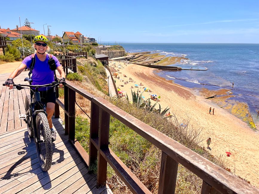 The next day, bike tour to the upscale resorts of Estoril and Cascais