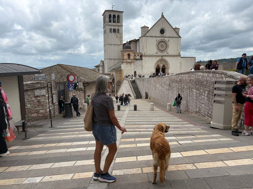 Montag in Assisi, Dienstag Reisetag