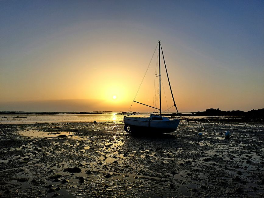 Coucher de soleil à Pleubian 