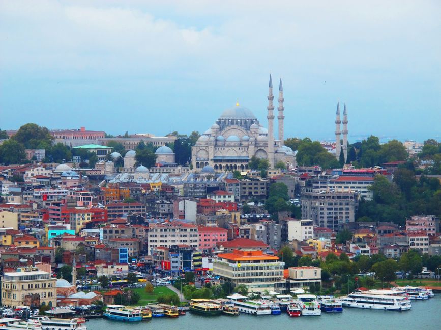 Der Bosporus und die Hagia Sophia