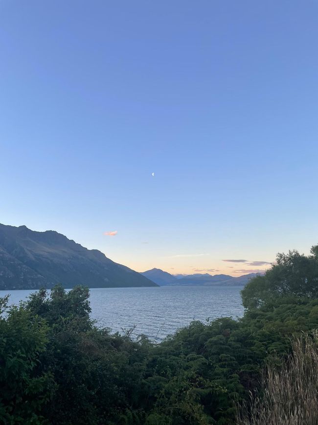 Lake Wakatipu am Abend