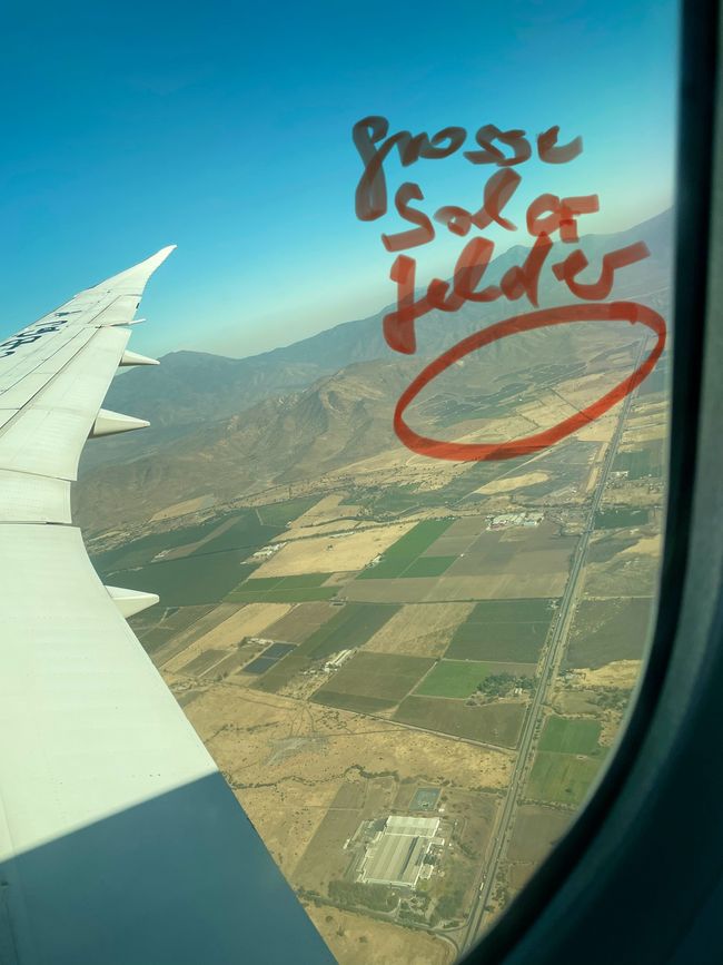 View of the Andes