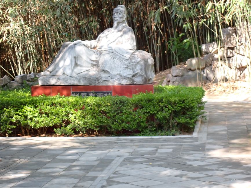 il francese nel tempio di Fuxi (porta anche fortuna)