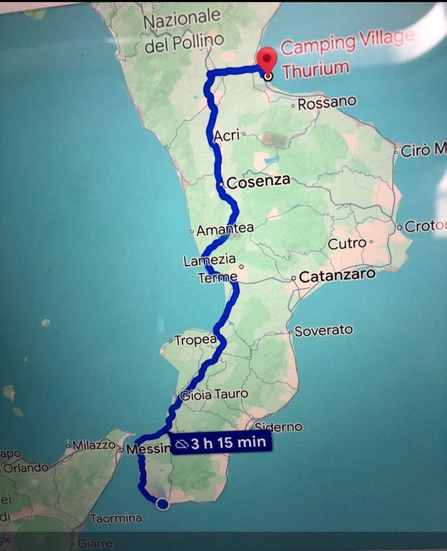 Ruta de viaje