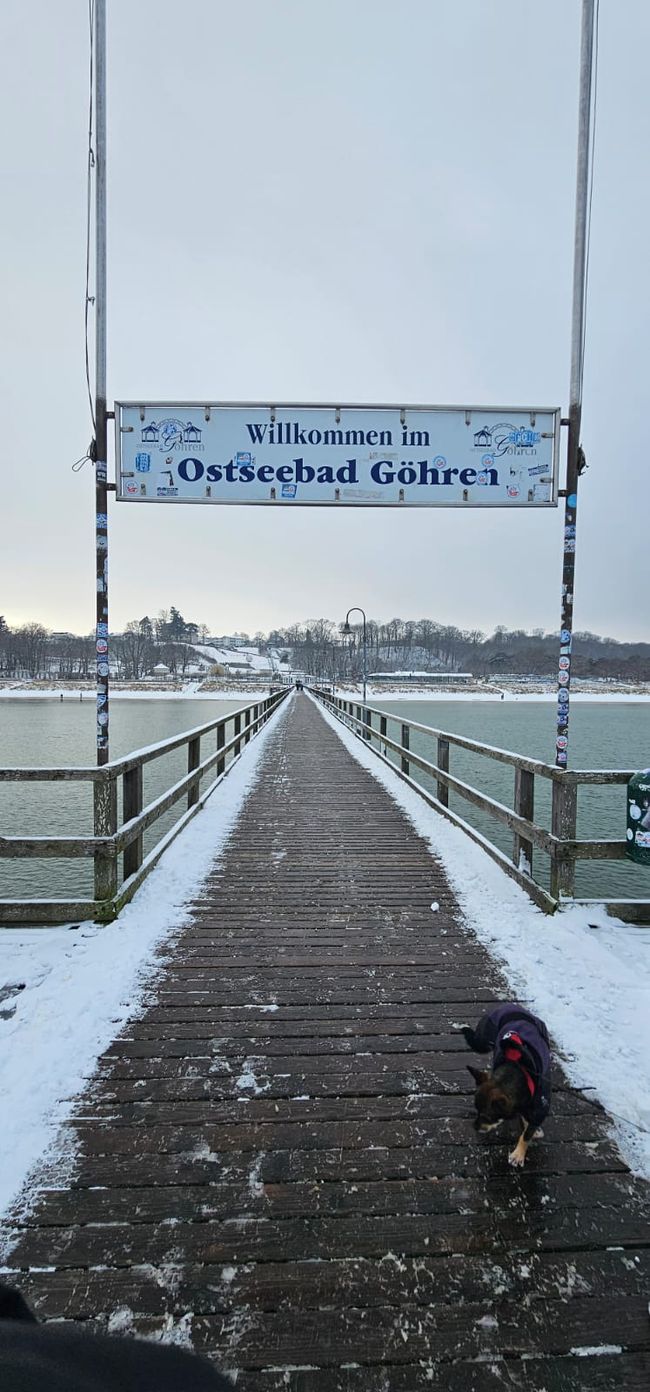 Göhren auf Rügen - heute ist es nicht so lausig kalt am Strand 😅😊