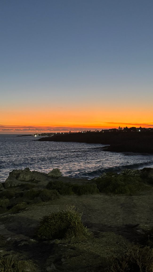 Sonnenuntergang 19:58 in Hermanus